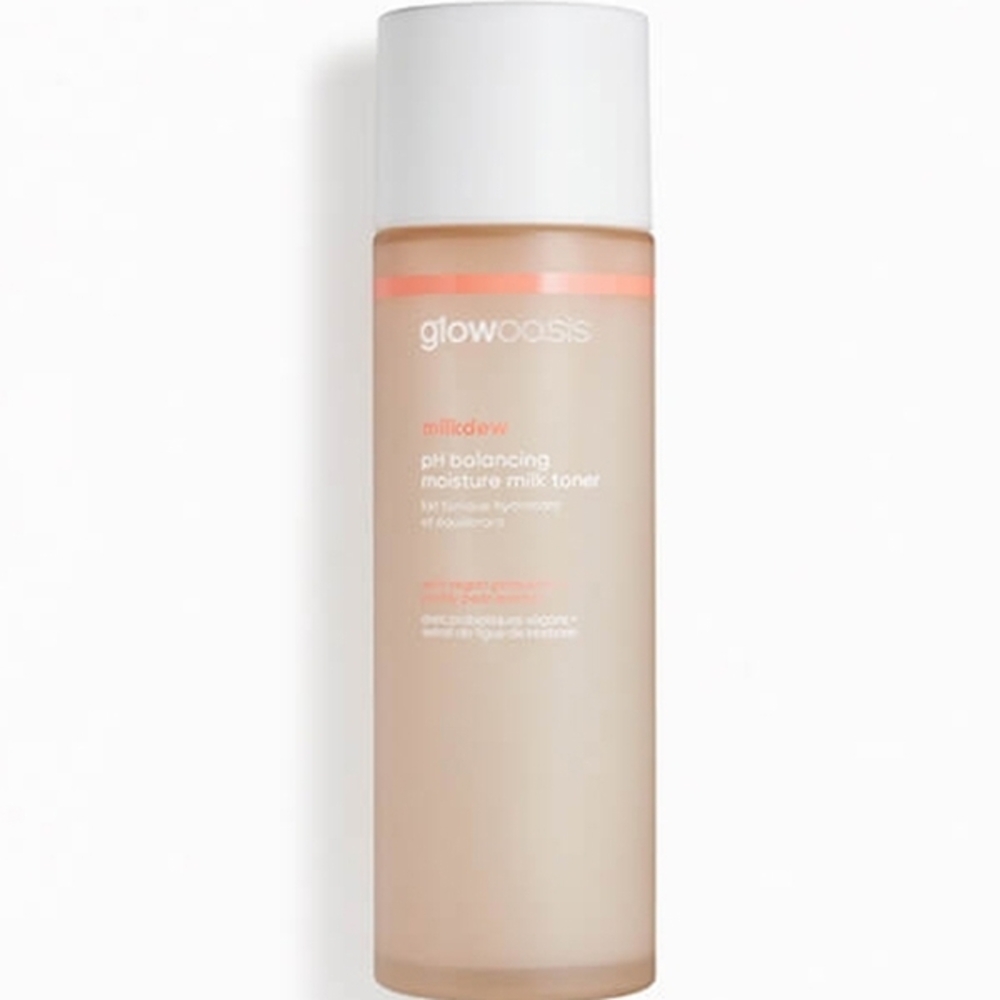 Glow Oasis Mildew Moisture Milk Toner - White and Pink